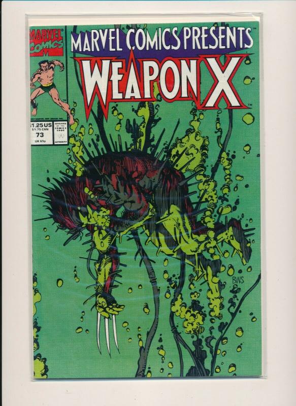 Marvel Comics WEAPON X #73 1991 VERY FINE- (PF591) 