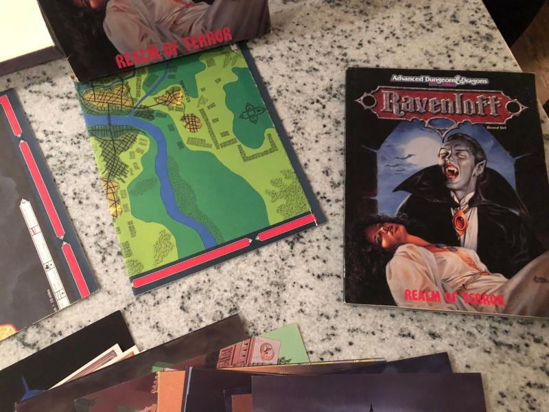 Ravenloft Advanced Dungeons & Dragons 2nd Edition Realm Of Terror Boxed Set  JW1