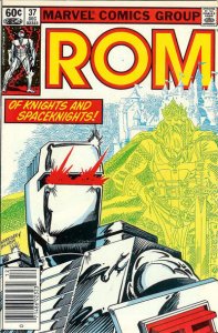Rom #37 (Newsstand) FN ; Marvel | Spaceknight Bill Mantlo