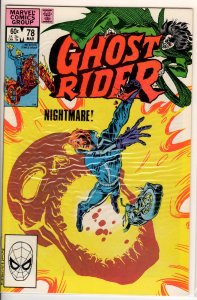 Ghost Rider #78 (1983) 9.2 NM-