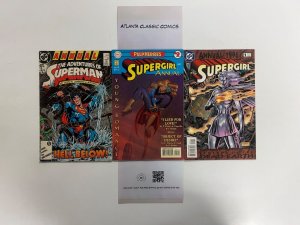 3 Supergirl DC Comic Books # 1 1 2 Batman Superman Wonder Woman Robin 11 JS31