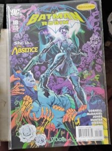 BATMAN AND ROBIN # 18  2011 DC COMICS key absense  Guillem March cover