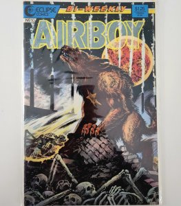 1986 Eclipse Comics Airboy #10 Vintage Comic Book Werewolf  