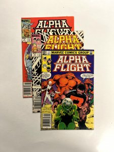 3 Alpha Flight Marvel Comics #2 3 4 Hulk Avengers Hulk Iron-Man Thor 94 JS3