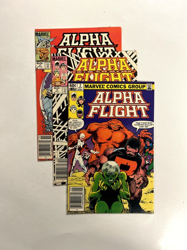 3 Alpha Flight Marvel Comics #2 3 4 Hulk Avengers Hulk Iron-Man Thor 94 JS3