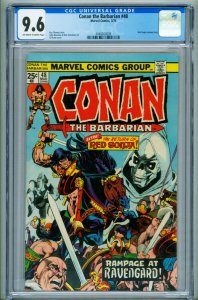 CONAN THE BARBARIAN #48--CGC 9.6--comic book--Red Sonja--1975--4048260007