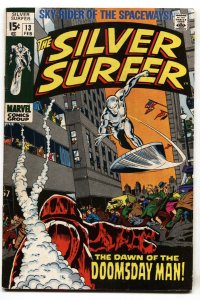 Silver Surfer #13--1970--Marvel--Doomsday Man--John Bucsema--vg