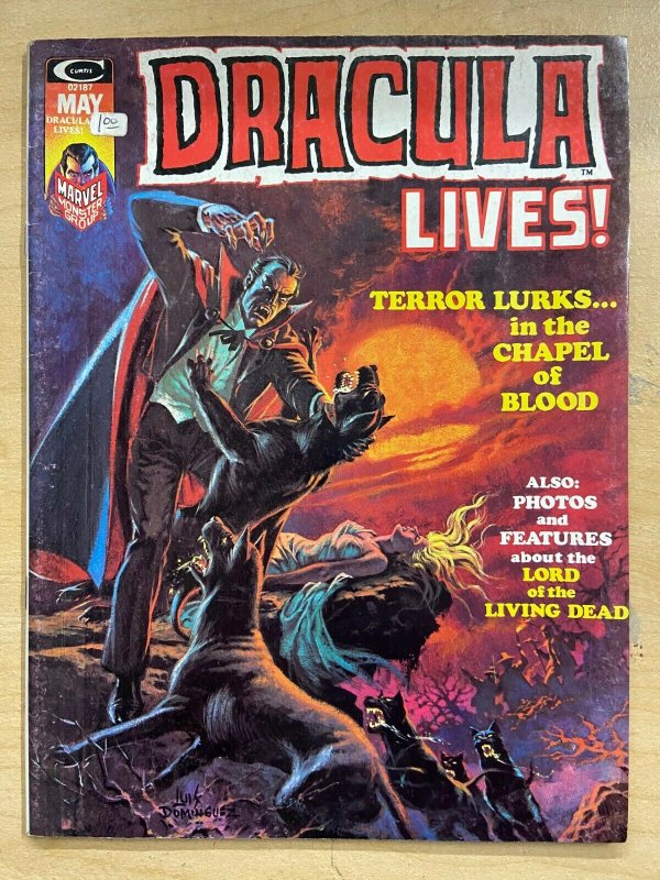 DRACULA LIVES #6 (Marvel,5/1974) VG (VERY GOOD) Buscema, Colan, Conway, Moench  