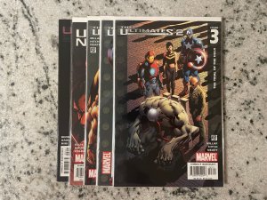 5 Marvel Comic Books Ultimates 2 3 4 6 + Nightmare 1 + Six 2 Avengers 28 J823