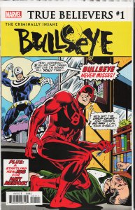 True Believers: The Criminally Insane: Bullseye (2020) Daredevil