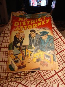 Mr. District Attorney #17 1950-DC-comics Tv radio series Show Golden Age Crime