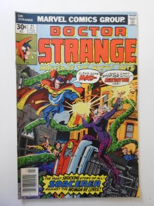 Doctor Strange #21 VG Condition! Centerfold detached bottom staple