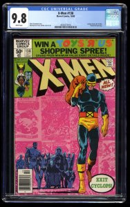 X-Men #138 CGC NM/M 9.8 Newsstand Variant Cyclops leaves! Jean Grey Funeral!