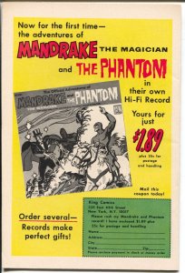 Mandrake The Magician #10-King-final issue-Brick Bradford-Rip Kirby-VF