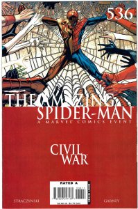 Amazing Spider-Man #536 J. Michael Straczynski Iron Man NM