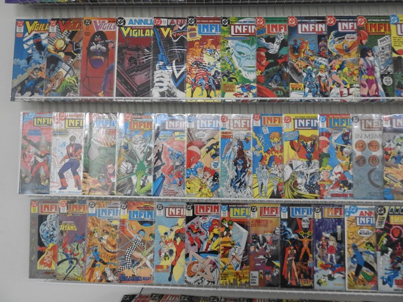 Huge Lot 160+ Comics W/ Vigilante, Infinity Inc McFarlane Art!+ MORE AVG VF-NM