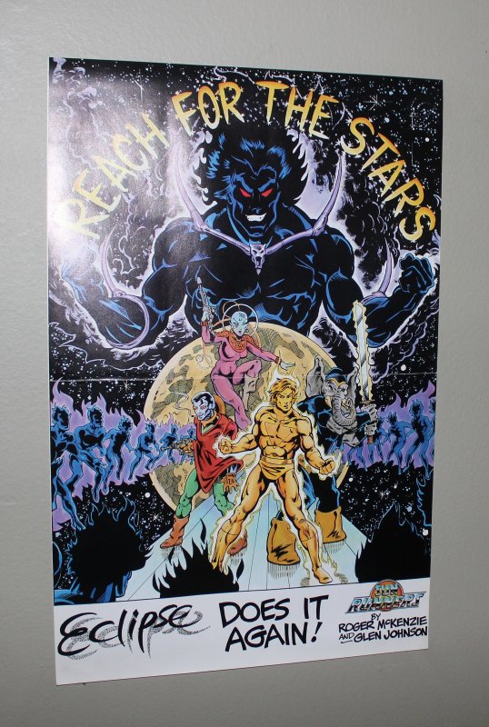 Eclipse Promo Poster / Sun Runners / Pat Broderick / 1984