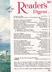 Reader's Digest, The #577 FN ; R.D. | May 1970 What The Bible Says About Sex