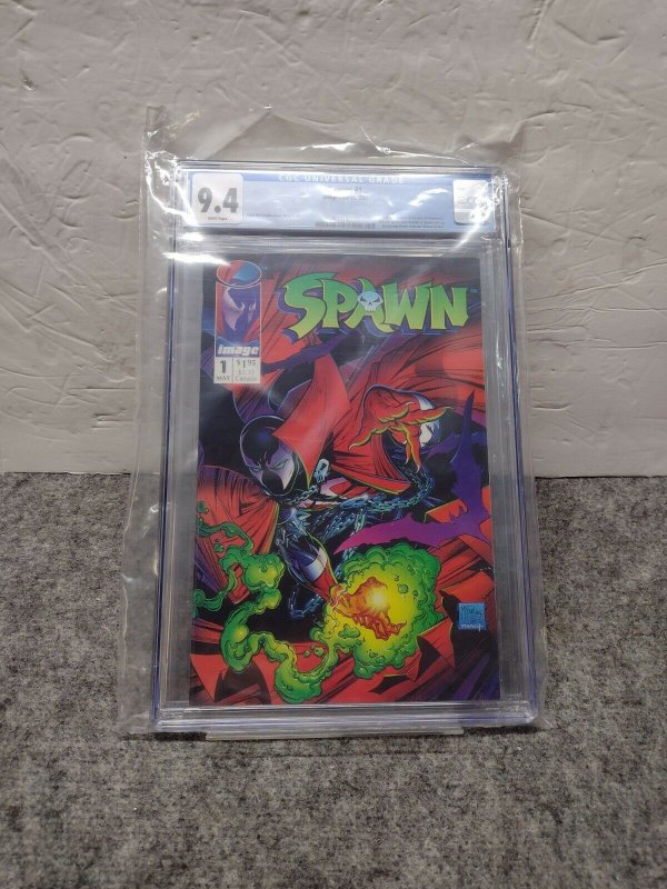 SPAWN 1 1992 CGC 9.4 WHITE PAGES 1st Appearance of Al Simmons - Todd McFarlance