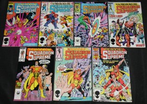 Marvel Copper-Modern SQUADRON SUPRME 14pc Count Mid-High Grade Comic Lot VF-NM
