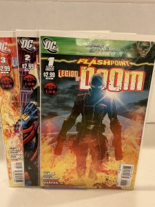 Flashpoint: Legion of Doom Complete Set 1,2,3  9.0 (our highest grade) 2011