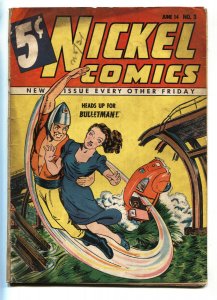 Nickel Comics #3-1940-golden-age comic book Bulletman