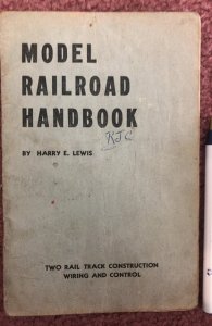 Model railroad handbook, Lewis, 1947, 17p