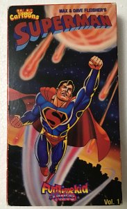 Superman: Max & Dave Fleisher 1989 VHS Video Volume 1 Color 30 min, Cartoons