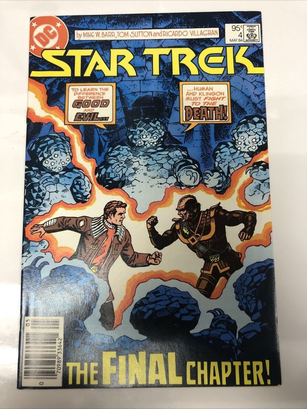 Star Trek (1984) # 4 (NM) Canadian Price Variant • CPV • Mike W. Barr •DC Comics