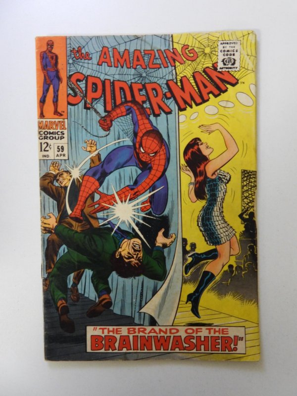 The Amazing Spider-Man #59 (1968) VG- condition moisture damage