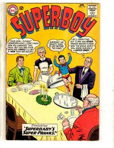 Superboy # 112 FN DC Silver Age Comic Book Krypton Superman Smallville JL10