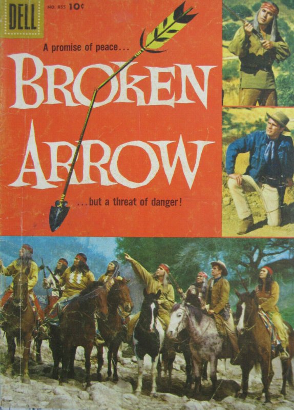 Broken Arrow #855 Dell Comic Silver Age 1957 FN Western