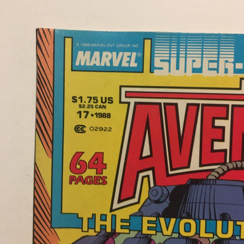 The Avengers Annual #17 Evolutionary War Newstand Simonson Copper Age 1988