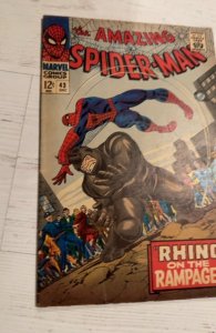 The Amazing Spider-Man #43 (1966)Rhino on the rampage. Some Browning.