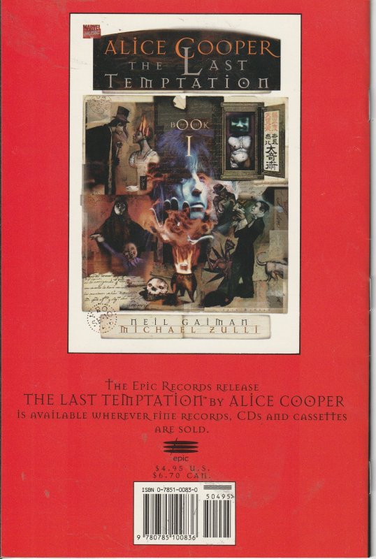 Alice Cooper - The Last Temptation #1,2,3 (1994)