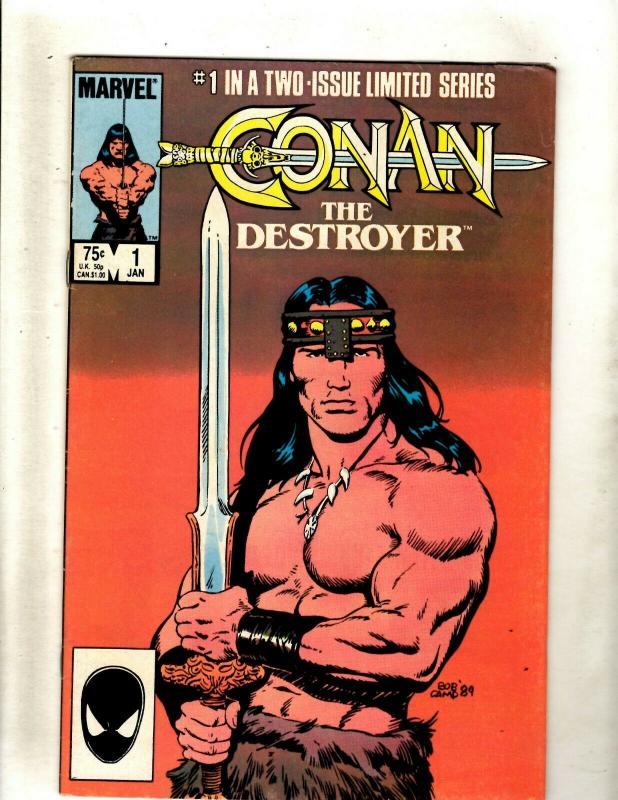 9 Comics Conan The Destroyer 1 The King 48 26 50 55 X-Men 54 64 65 75 J369