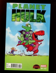 PLANET HULK #1 - SKOTTIE YOUNG VARIANT (9.2 OB) 2017