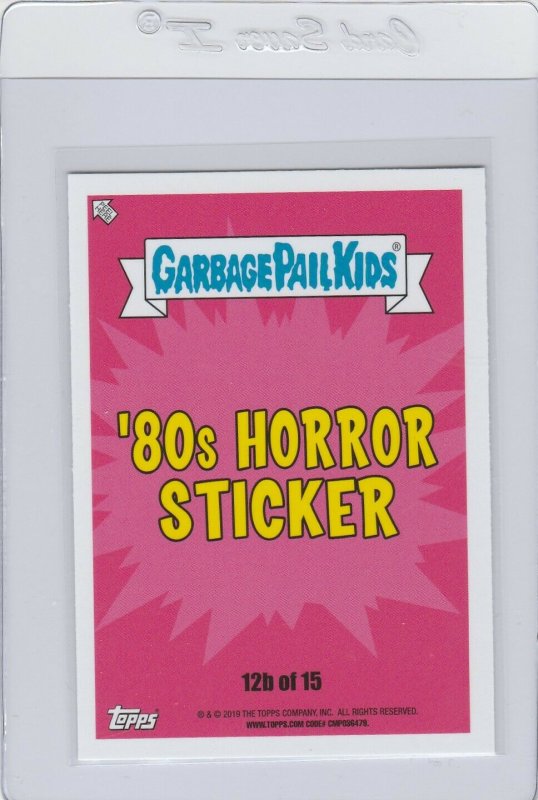 Garbage Pail Kids Re Animate Tor 12b GPK 2019 Revenge of Oh The Horror-ible