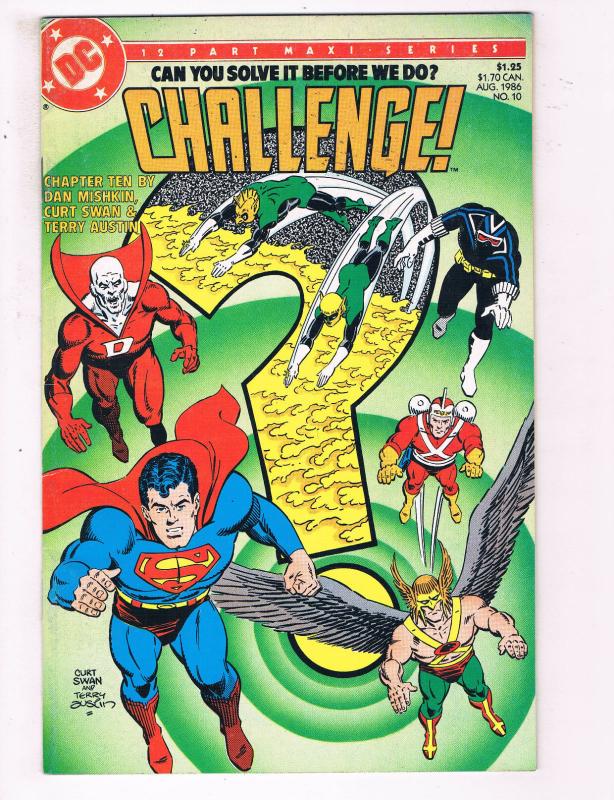 Challenge #10 VF DC Comics Comic Book Conway JLA Superman Aug 1986 DE22