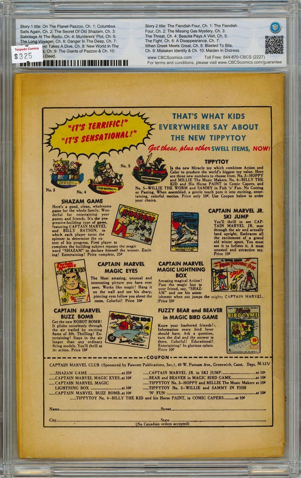 Captain Marvel Story Book 1 Comic Books Golden Age, Fawcett