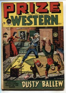 Prize Comics western  #72--1948--Al Carreno--Black Bull--John Severin--comic ...