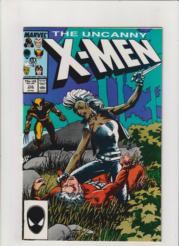 Uncanny X-Men #216 VF/NM 9.0 Marvel Comics 1987 Storm vs. Freedom Force