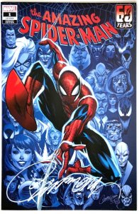 THE AMAZING SPIDER-MAN #1 (2022) J.SCOTT CAMPBELL SIGNED  7 COVERS SET W/COA NM.