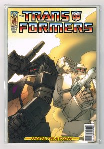 The Transformers #1  Infiltration IDW  NEWSSTAND COPY