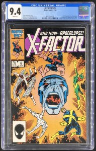 X-Factor #6 (1986) CGC 9.4 1st Appearance of Apocalypse