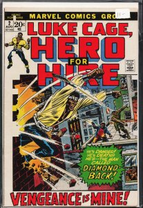 Hero for Hire #2 (1972) Luke Cage [Key Issue]