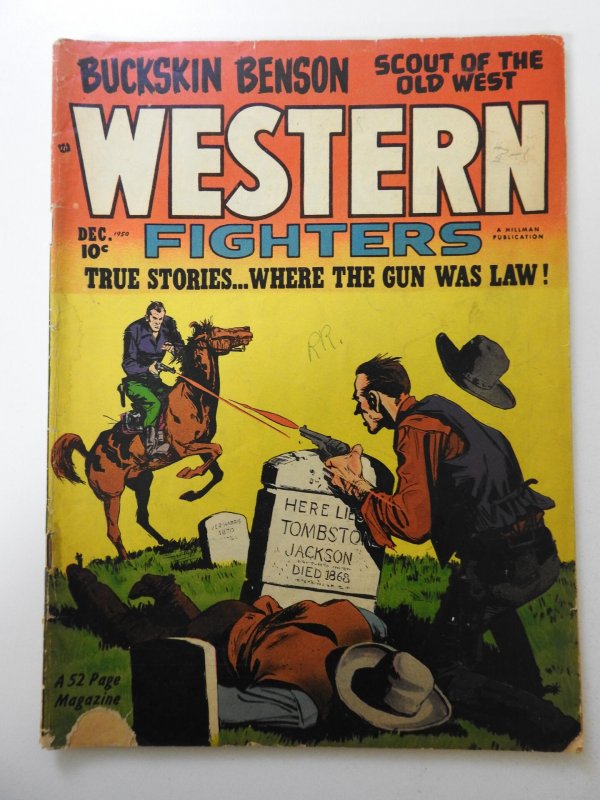 Western Fighters #25 (1950) GD/VG Condition! Moisture stain