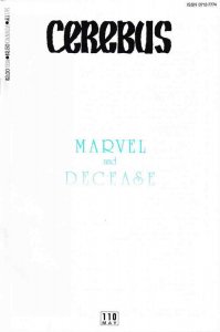 Cerebus The Aardvark #110 Aardvark-Vanaheim Comics May 1988 (VFNM)