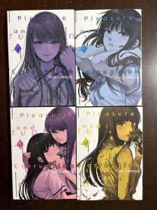 Pleasure and Corruption Manga Lot Vol 1-4 TPB ENGLISH You Someya