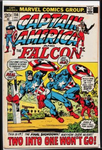 Captain America #156 (1972) Captain America and the Falcon